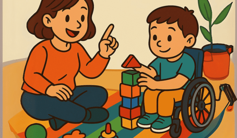 اللعب التفاعلي للأطفال ذوي الهمم