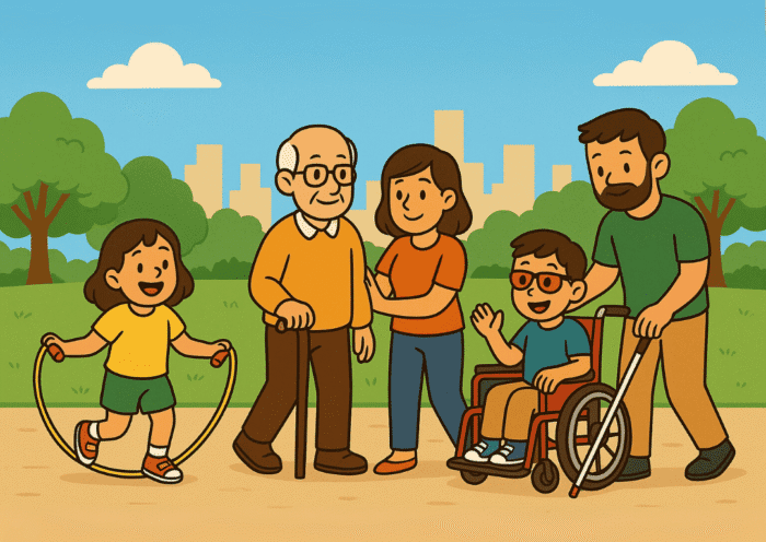 دمج الأطفال ذوي الهمم في المجتمع