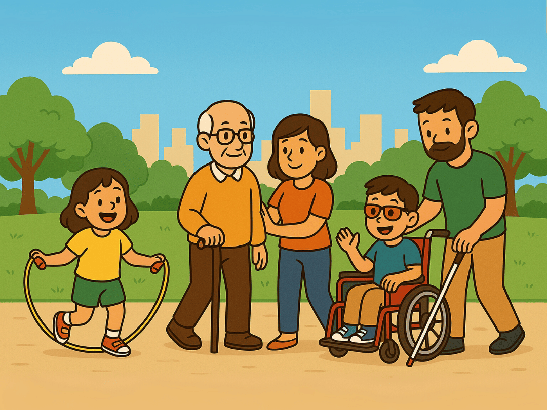 دمج الأطفال ذوي الهمم في المجتمع