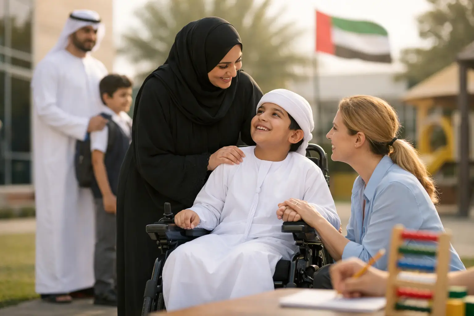 حقوق أصحاب الهمم في الإمارات للأسر والمدارس