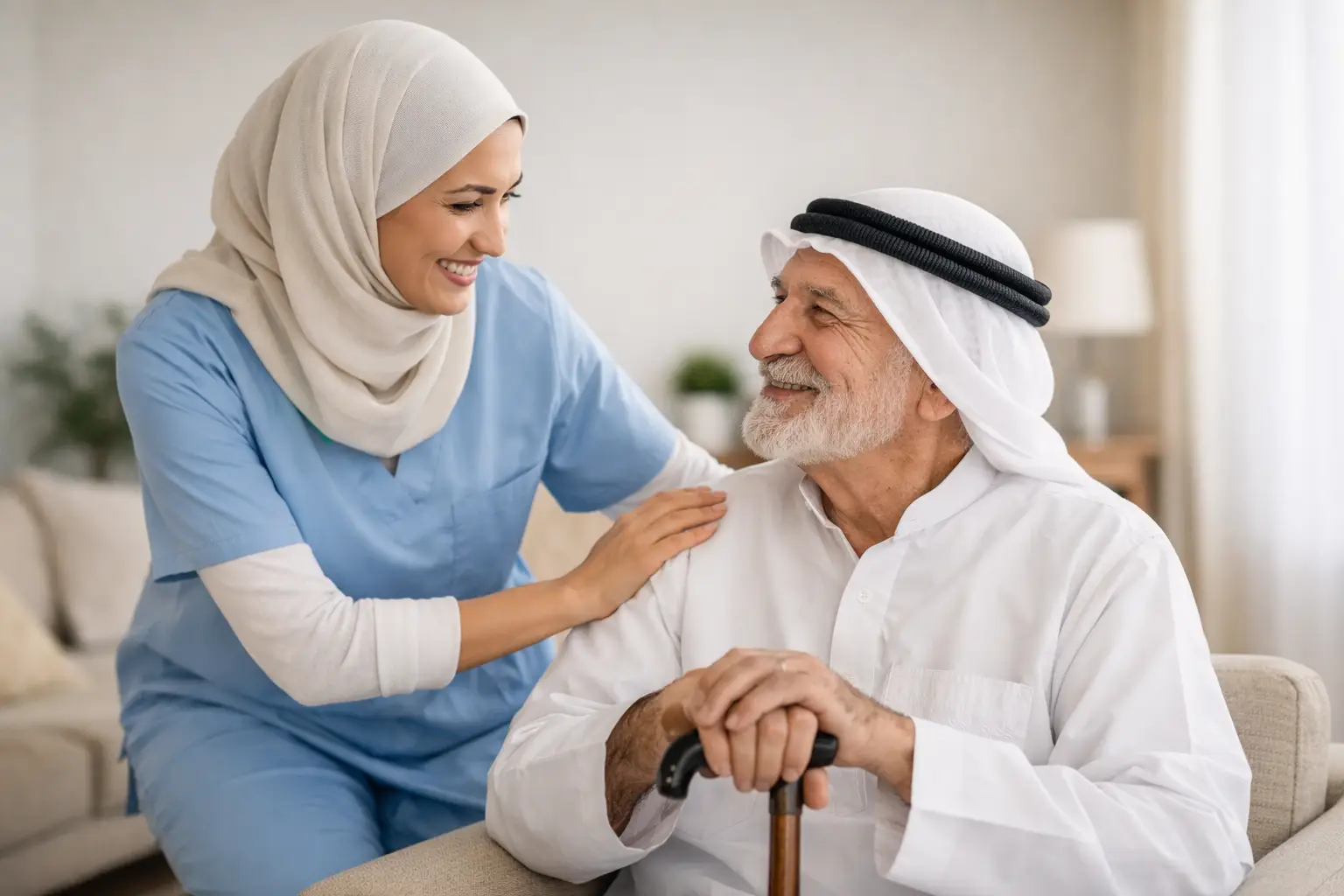دليل مقدمي الرعاية المنزلية لرعاية تحفظ الكرامة
