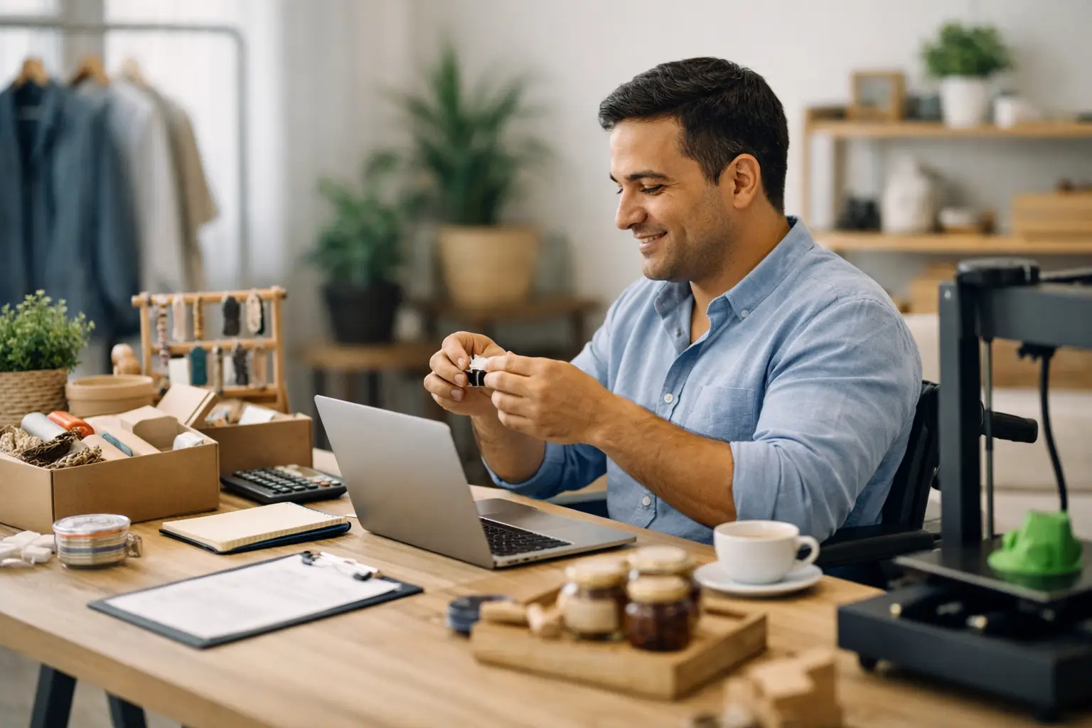 مشاريع صغيرة لأصحاب الهمم تبدأ بقدراتهم